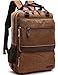 Aidonger Vintage Canvas School bag Laptop Backpack