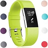 Replacement Bands for Fitbit Charge 2, Fitbit Charge2 Wristbands,Large,Lime