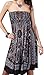 Aixy Ethnic Print Sexy Beach Strapless Wrapped Sundress Cover Up for Women
