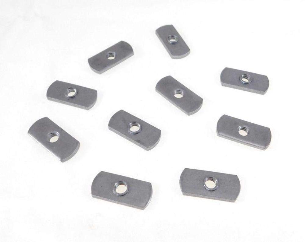 832 Spot Weld Nut Quantity 4000 Double Tab Low Carbon Plain Steel