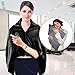 GMAYOO USB Heated Warm Shawl, Plush Heated Throw Blanket with Pillowcase, Heated Cape Heating Lap Blanket as a Pillow, Electric Flannel Blanket
