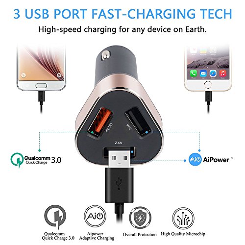 image for Samsung Galaxy S8 / S8 Plus / Note 8 USB Type C Car Charger, Dison 42 