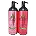 Hempz Pure Herbal Extracts Blushing Grapefruit & Raspberry Creme Herbal Shampoo & Conditioner 33.8oz to Protect Hair Color Bundle