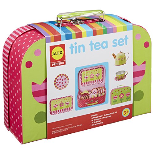 Alex Pretend Tea Time Kids Tea Set, 16 Piece - //medicalbooks.filipinodoctors.org