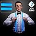 Blue LED Light Up Suspenders