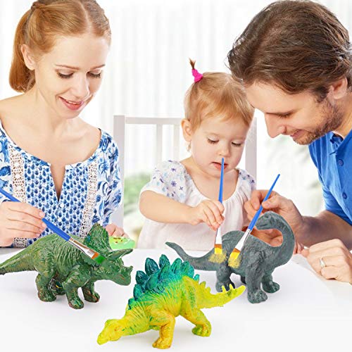 Herefun Dinosaurier Malset für Kinder, 3D Dinosaurier Bemalen Malsets Dinosaurier Spielzeug Malsets mit Spielmatte… – Bild 8