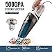 Car Vacuum Cleaner, 5000PA Cyclonic High Powerful Wet & Dry Suction Stainless Steel Double Filtration with 16.4FT(5M) Stronger Power Corded Portable Car Vacuum.