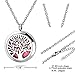 Yesido. Aromatherapy Essential Oil Diffuser Necklace Tree of Life Pendant