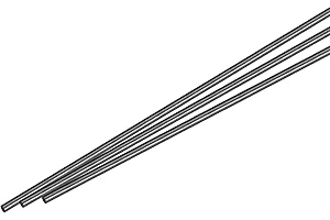 MECCANIXITY Carbon Fiber Rod, 5mm x 450mm for RC Plane DIY Tool Wing Tube Quadcopter Arm, Pack of 3