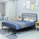 Yollen Metal Bed Frame Victorian Vintage Style
