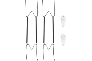 Plate Hangers for Wall for 10-16 inch, 2 Pack, Black