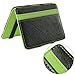 Magic Wallet Credit Card Holder 4 Card Slots Flexible Money Clip PU Leather Slim Wallets for Men Women Wallet for ID Card Business Card Money, Green