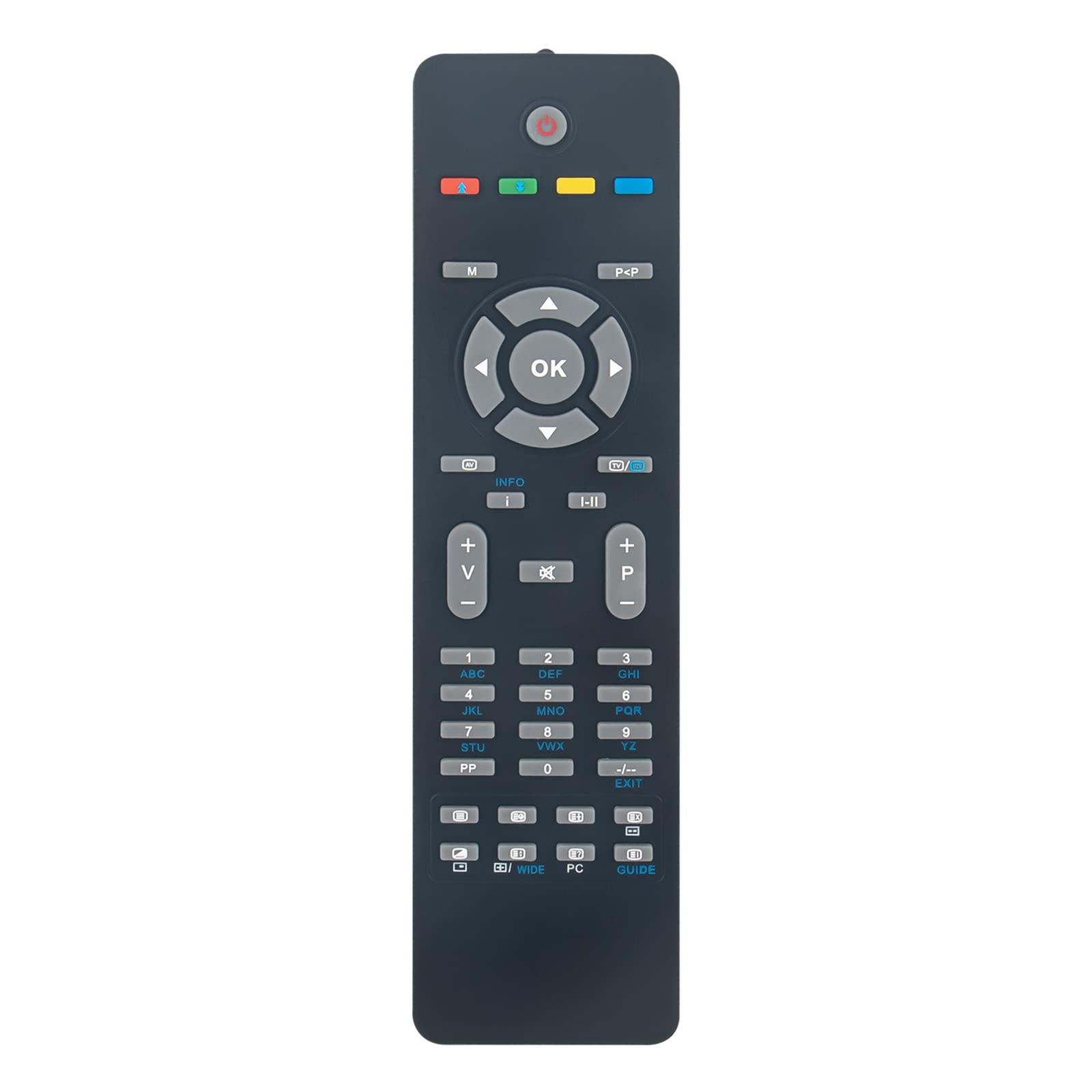 VINABTY New RC-1205 Remote Control Replacement fit for Hitachi TVs L26HP03U L32HP03U L32VP03U L42SP04U 32LD30UA 32LD30U 32LD30UB 19LD3560 L42VC04U L42VC04 L32HP03 L32HP03U 32LD30 42LDF30 42LDF30U