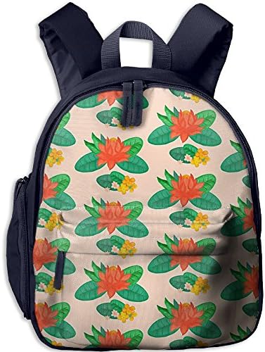 Blue Hope Flowers Fashion Trendy Bookbag Backpack Student Backpack