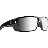 Spy Optic Rebar ANSI, Rectangular Wrap Sunglasses, Color and Contrast Enhancing Lenses
