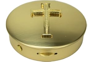 Cathedral Art Abbey & CA Gift Gold Latin Cross Pyx Container