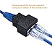 RJ45 Ethernet Splitter Adapter, RJ45 1 Female to 2 Female Port LAN Ethernet Network Coupler Adapter Cable, Suitable Cat5e, Cat6, Cat7 Cable