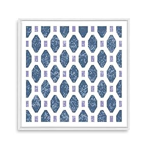 Framed Canvas Wall Art Geometric Figure Canvas Prints Home Artwork Decoration for Living Room,Bedroom - 16x16 inches