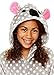 Girls Koala Pajamas - Plush Zippered Kids Animal Onesie Blanket Sleeper - XS