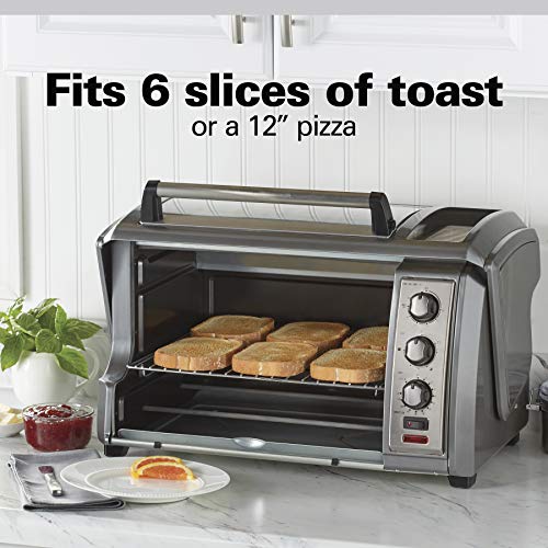 Hamilton Beach Countertop Convection Toaster Oven with Easy Reach Roll