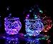 YoCoo Water Liquid Activated Light Cup Dragon Painted Plastic Cups Mug Color Change Flash blinking LED Beer Whisky Shot Glass Cup For Bar Club Night Party Halloween Christmas, etc.