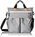 Skip Hop Diaper Bag: Iconic Duo Signature Function Forward Tote with Changing Pad & Stroller Attachement, Grey Melange