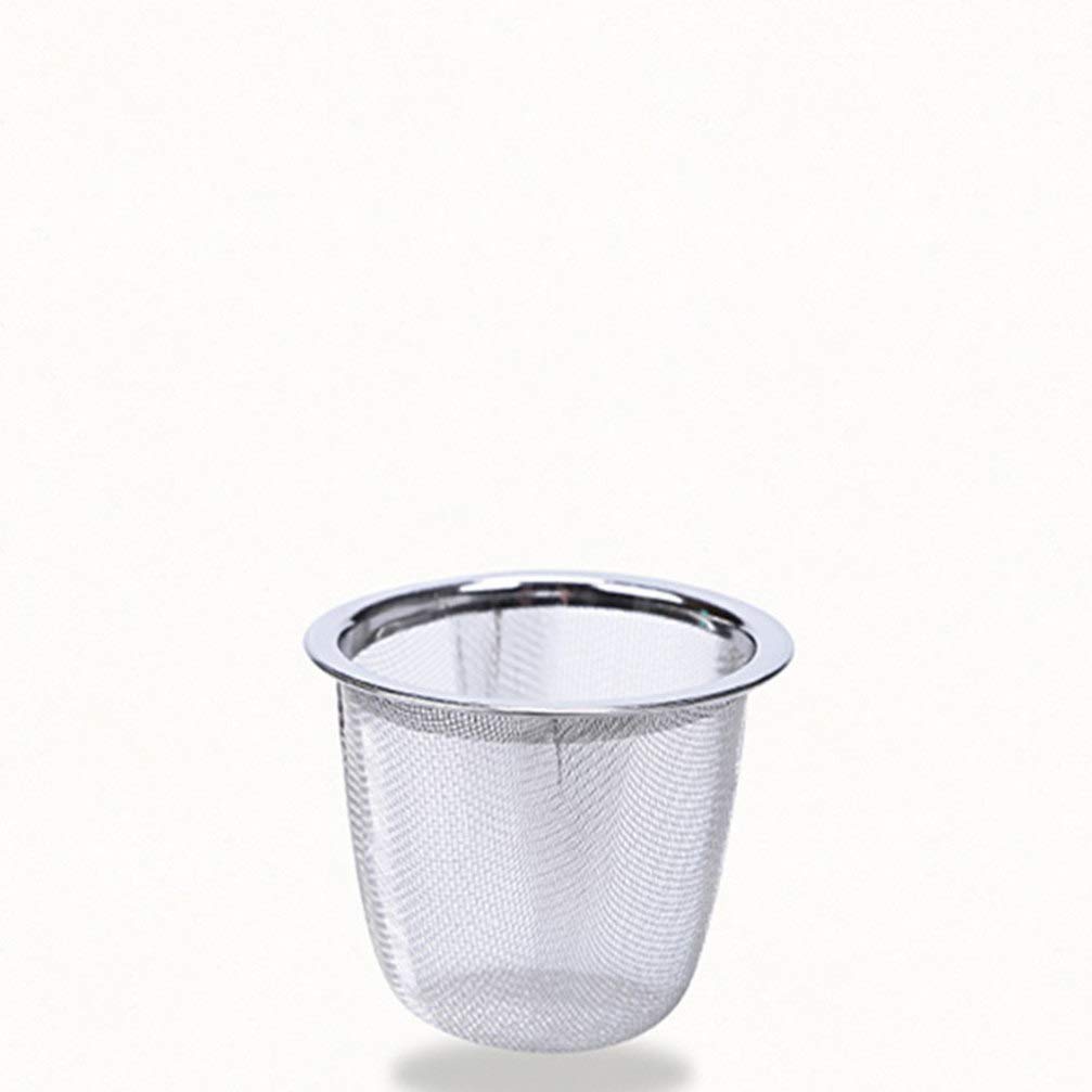 YARNOW Teapot Mesh Strainer Infuser Filter: Replacement Stainless Steel Tea Pot Drain Net 8pcs Reusable Loose Leaf Tea Herb Strainer Infuser 7. 6cm