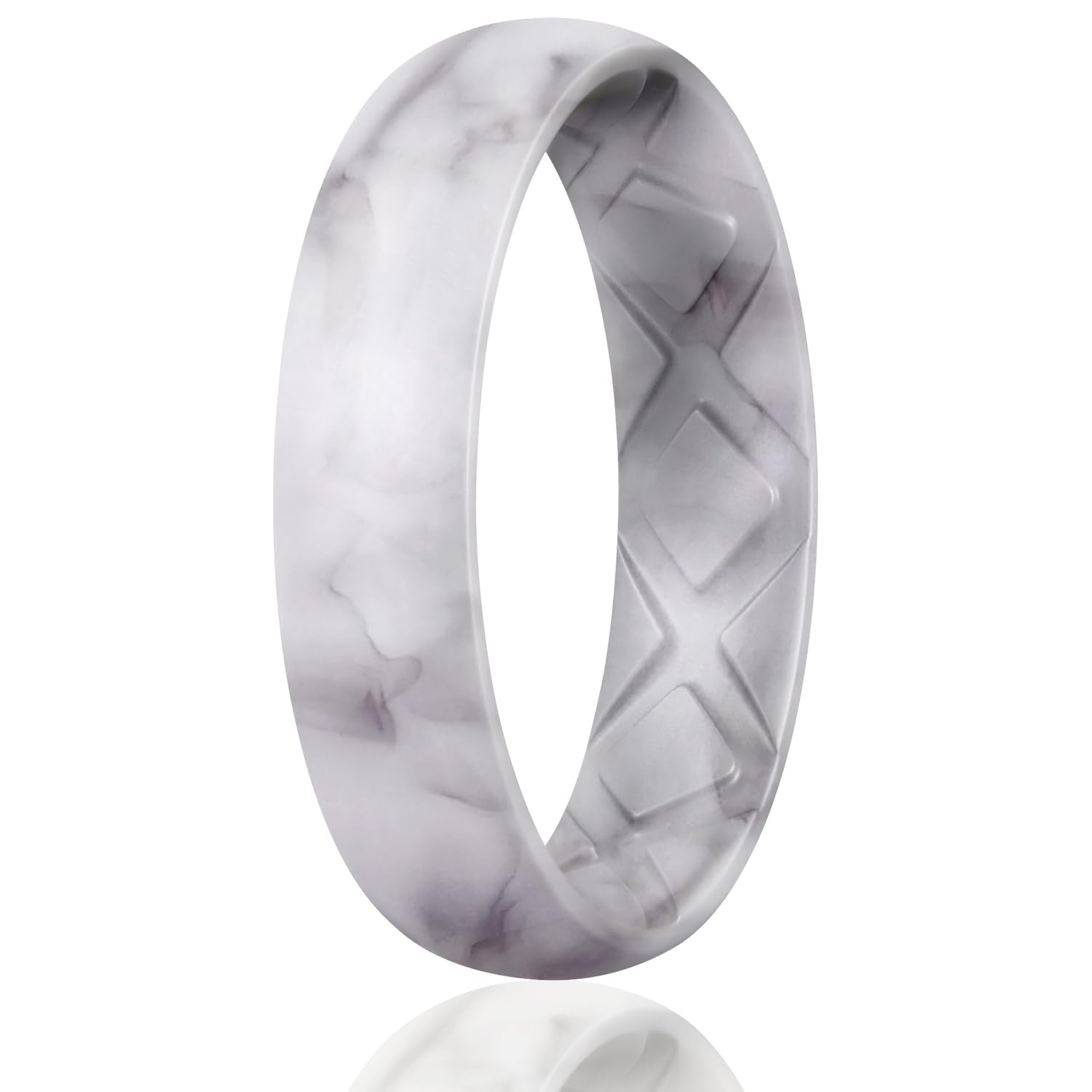 Egnaro Women's Statement Rings, Inner Arc Ergonomic