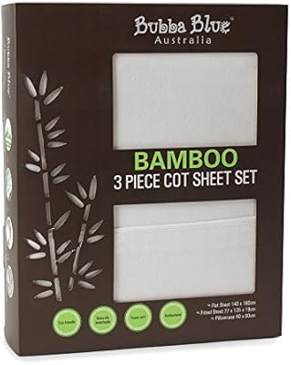 bubba blue fitted cot sheet