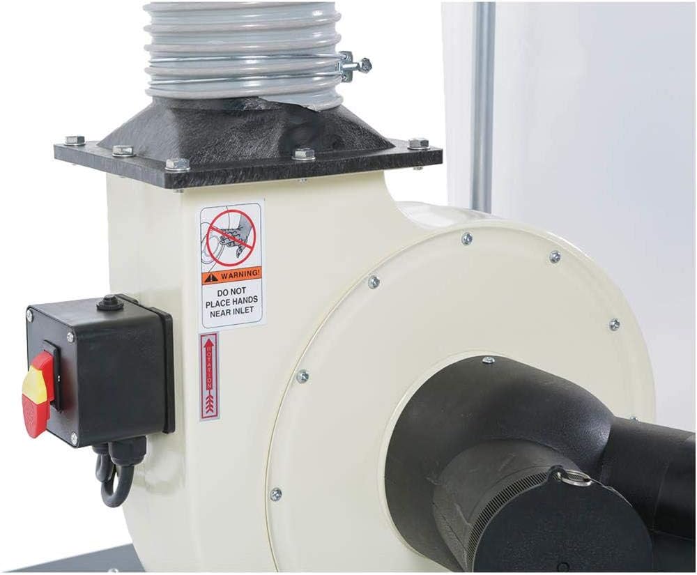 SHOP FOX W1685 1.5-Horsepower 1, 280 CFM Dust Collector - - 