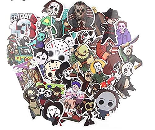 35 pcs Horror Series Sticker Stickers for DIY Luggage Laptop Car Stickers Decals