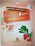 Naisture 15 Min. Collagen Essence Facial Mask Sheet Pack - Brightening Arbutin 10pk (e 23ml)
