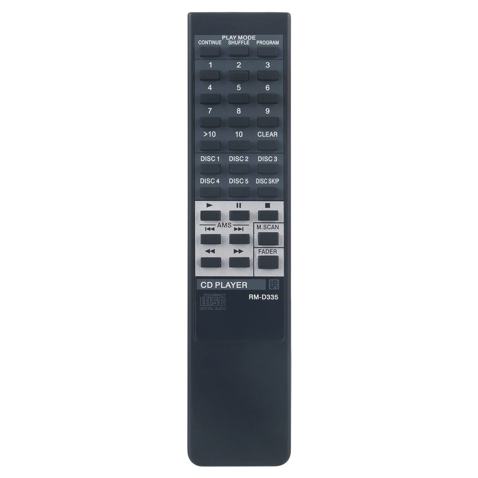 VINABTY RMD335 RM-D335 Replacement Remote Control fit for SONY RM-D335 RM D335 RMD335 CDPC365 CDPC345 CDPC335 CDP-C365 CDP-C345 CDP-C335 Remote Control