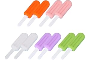 Chewies for Invisalign Aligner, 10 Pcs Popsicle Silicone Chewies with Grip Handles for Invisible or Metal Braces Aligner Munc