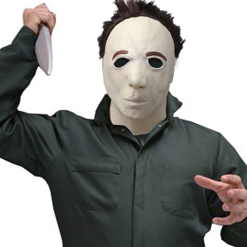 Halloween Michael Myers Mask，Halloween Scary clown Mask Costume Prop