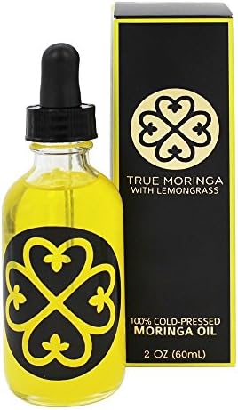 True Moringa All Purpose Moringa Body Oil with Lemongrass, 2 oz/60ml