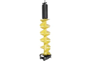 Hyuduo Electric Ice Auger for Fishing Enthusiasts, Nylon Cordless Drill with Positioning, Aluminum Alloy Lightweight Design f