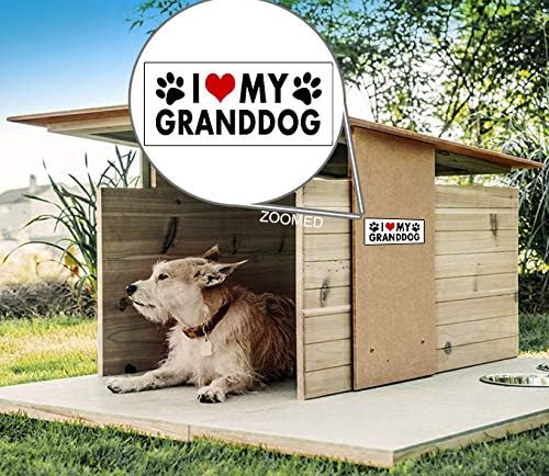 Amazon Com Witnystore I Love My Granddog Sticker Multisurface Decal Durable And Waterproof Dog Lover Stickers For Cars Trucks Rvs Windows Lockers Laptops And More 1 75 W X 5 L