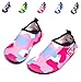 Giotto Kids Swim Water Shoes Quick Dry Non-Slip for Boys & Girls, Pink, 24-25