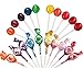 HUGE CHARMS ICE CREAM CONE LOLLIPOP SUCKER Filled With 25 Mini Pops (Assorted Flavors) (Single)