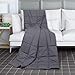 ONSON Weighted Blanket, Cooling Weighted Blankets for Adult and Kids 12 lbs | 48''x72''|,Natural Cotton with Lead-Free Glass Beads