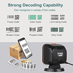 1D 2D Desktop Barcode Scanner, OBZ Omnidirectional