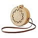 SUNKY Handwoven Round Rattan Bag Crossbody Bags Handmade Clutch Woven Handbag For Women