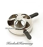 MaShisha MS3 Thermal Control Hookah Charcoal Bowl Pot Metal Head Lotus Top Made In France New