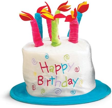 Nylon Happy Birthday Hat With Candles Unique Birthday Party Item