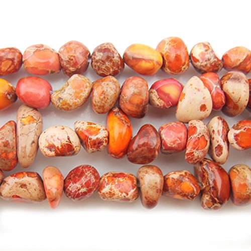 COIRIS 15'' Strand 9-14MM Real Natural Imperial Jasper Chips Stone Loose BeadsS for Necklace Jewelry DIY Making Design (St-1065) - Thumbnail 4