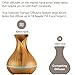 Viva Naturals Ultrasonic Aromatherapy Essential Oil Diffuser, Large 400ml Tank - Vibrant Changeable LED Lights, Soothing Mist & Automatic Shut Off (Pine Tranquil Model)