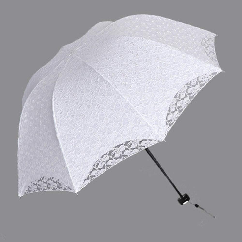 NFRADFM Regenschirm, Spitzenschirm, für Damen und Mädchen, AntiUV