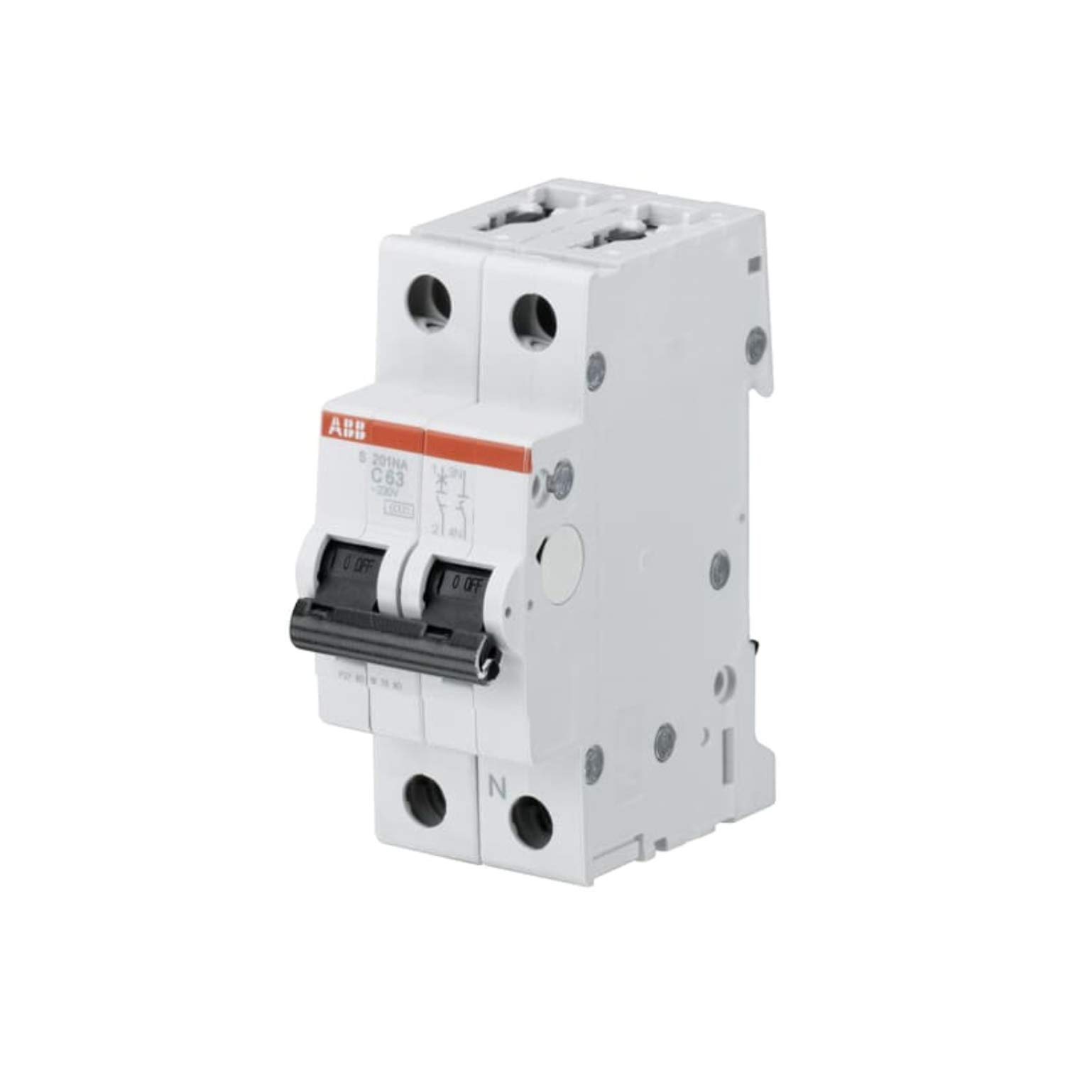 ABB 2 cds251103r0164 – Int. aut. s201-c16na 1P + N 16 A C 10 KA