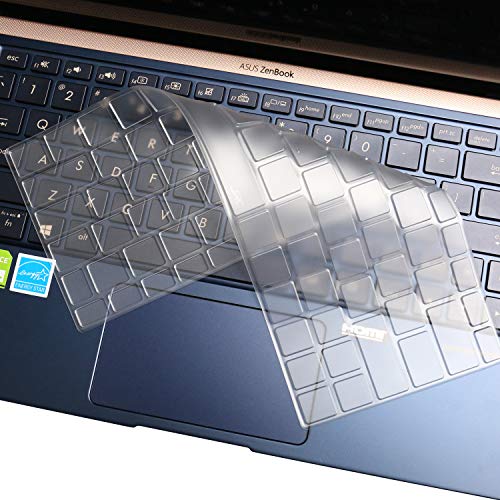 JRC Premium Keyboard Cover, Ultra Thin TPU Keyboard Skins for 2018/2019 ASUS 2th Generation U3300FN, ZenBook 13 UX333, Deluxe 13, US Layout - Thumbnail 4
